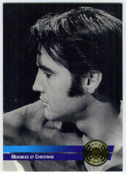 Elvis Presley 1992 #14 Gold Record Foil Trading Card
