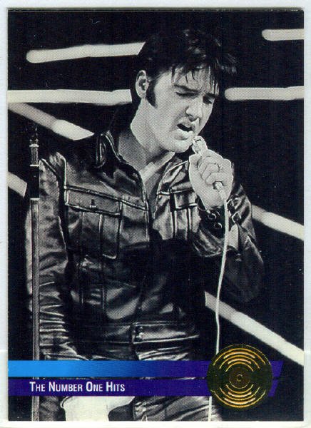 Elvis Presley 1992 #15 Gold Record Foil Trading Card