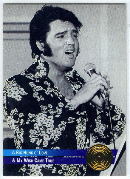 Elvis Presley 1992 #37 Gold Record Foil Trading Card