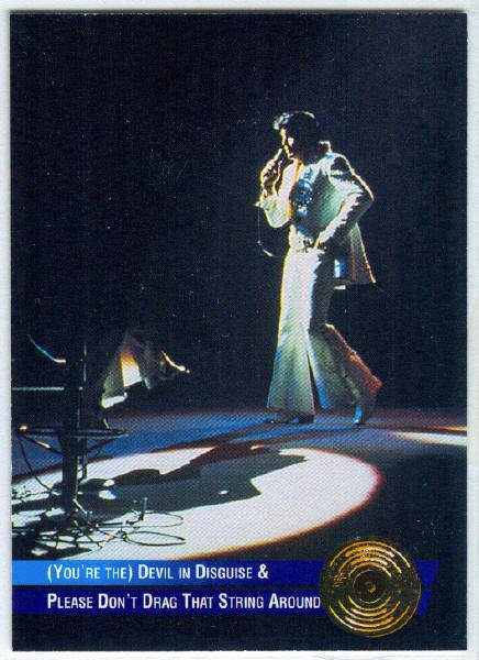 Elvis Presley 1992 #41 Gold Record Foil Trading Card