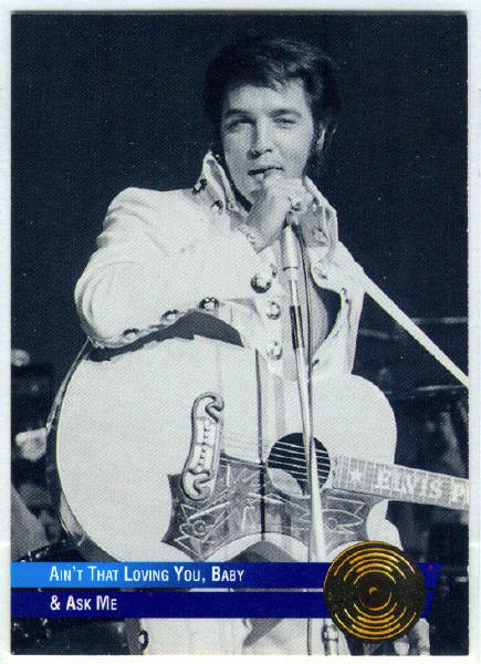 Elvis Presley 1992 #44 Gold Record Foil Trading Card