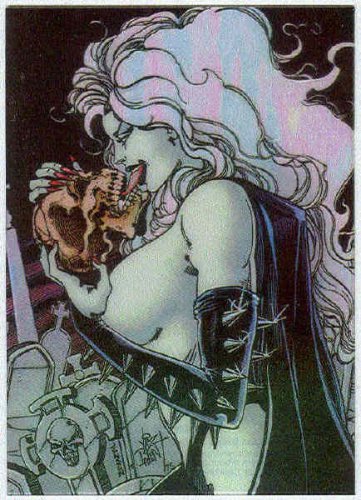 Evil Ernie Clear Chrome Cel #C2 Chase Card Lady Death