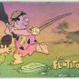 Flintstones 1993 #H1 Hologram Card Fred, Barney, Dino