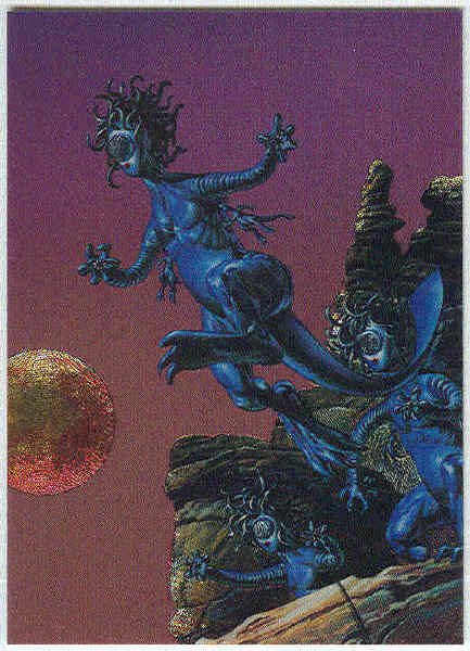 Joe Jusko Burroughs Series 1 #MS3 Metallic Storm Card