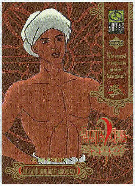 Jonny Quest 1996 #HC1 Hadjis Clues Trading Card