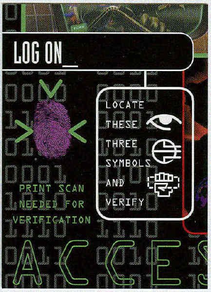 Jonny Quest 1996 #QC8 Puzzle Trading Card