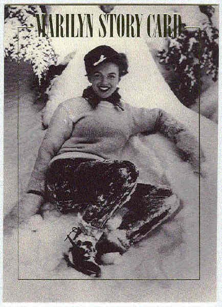 Marilyn Monroe 1993 Story Card #2 Snow Angel