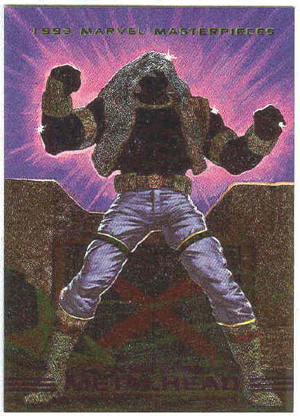 Marvel Masterpieces 1993 Foil #S4 Chase Card Metalhead