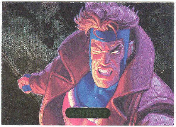 Marvel Masterpieces 1994 #5 Powerblast Card Gambit