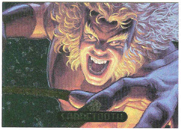 Marvel Masterpieces 1994 #8 Powerblast Card Sabretooth