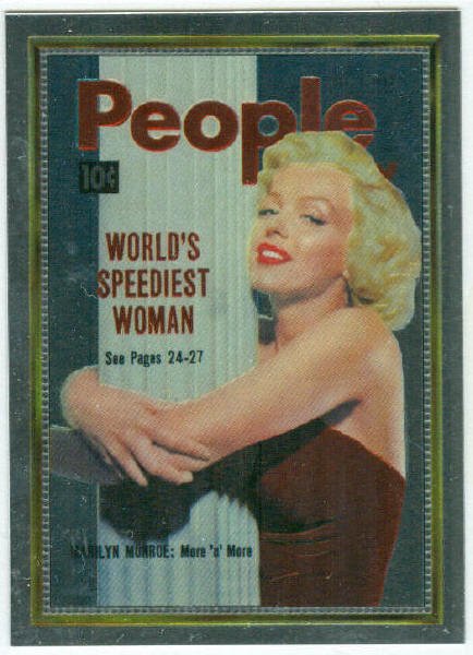 Marilyn Monroe People Cover Girl Chromium Card