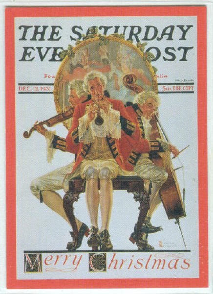 Norman Rockwell 1995 Nostalgic Notes #3 Chase Card