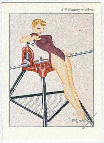Petty Girl 1994 Ridgid Tool #R5 Trading Card