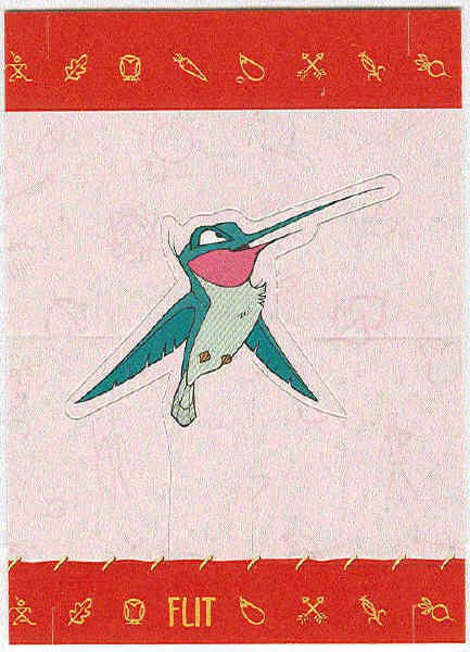 Pocahontas 1995 #5 Flit Stand-Up Chase Trading Card