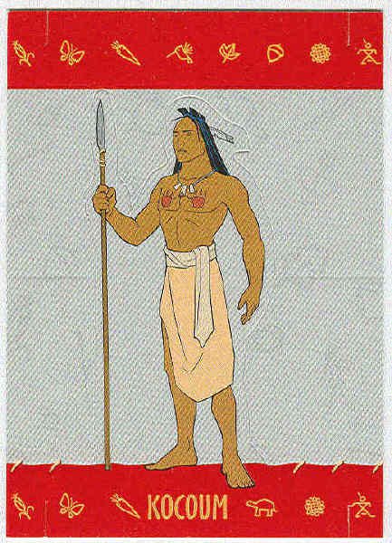 Pocahontas 1995 #8 Kocoum Stand-Up Chase Trading Card