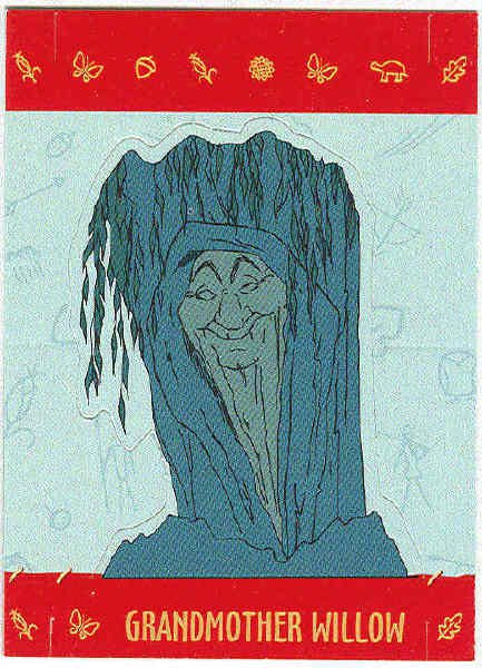 Pocahontas 1995 #10 Grandmother Willow Stand-Up Chase Card