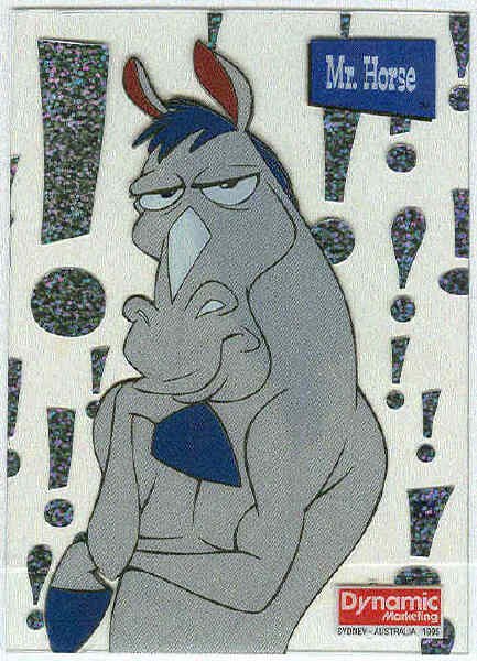 Ren And Stimpy Kitty Glitter Cel #K1 Mr. Horse