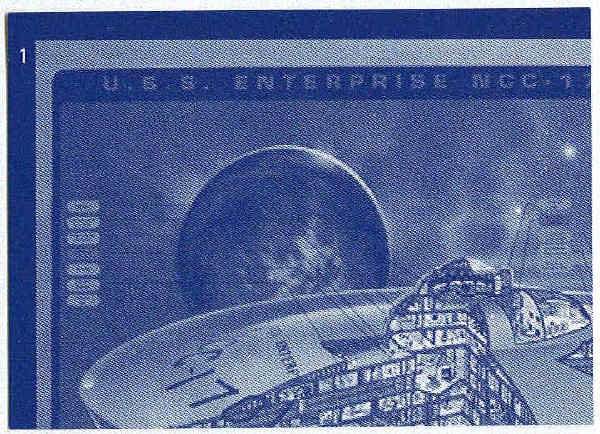 Star Trek Phase 3 30th Anniversary Blueprint #1 Trading Card