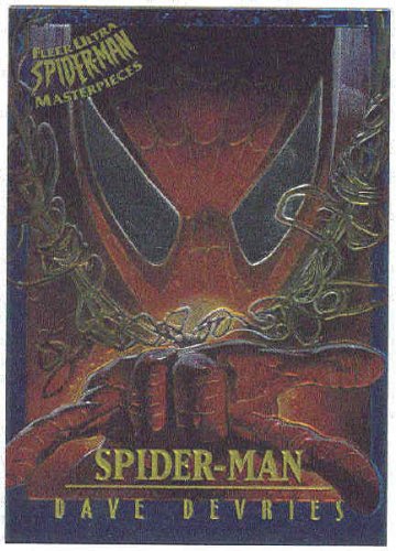 Spider-Man Fleer Masterpieces #4 Spider-Man Chromium Card