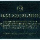 Star Trek Phase 1 #R5 Gold Plaque Excelsior Chase Card
