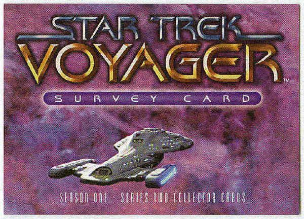 Star Trek Voyager Season 1 Series 2 Survey Card