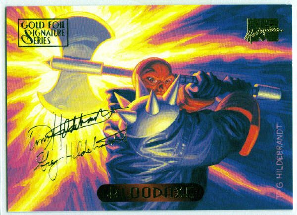 Marvel Masterpieces 1994 #15 Gold Foil Signature Card