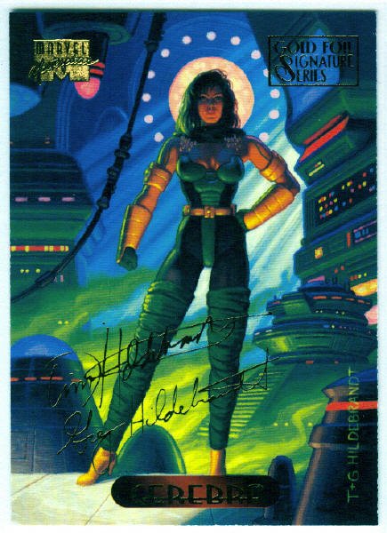 Marvel Masterpieces 1994 #22 Gold Foil Signature Card