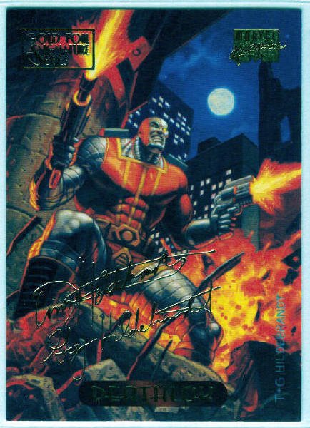 Marvel Masterpieces 1994 #29 Gold Foil Signature Card