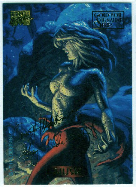 Marvel Masterpieces 1994 #53 Gold Foil Signature Card