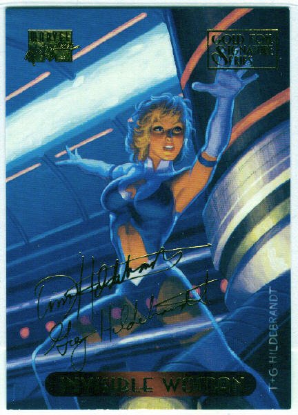 Marvel Masterpieces 1994 #55 Gold Foil Signature Card
