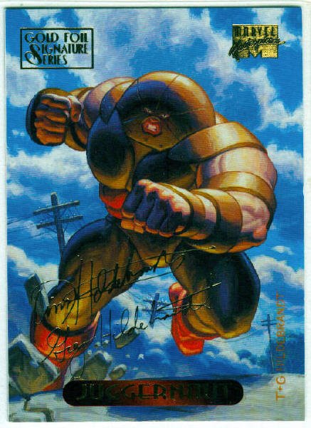 Marvel Masterpieces 1994 #59 Gold Foil Signature Card