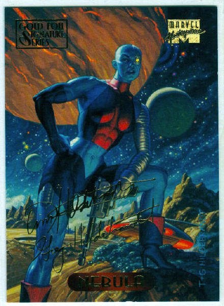 Marvel Masterpieces 1994 #82 Gold Foil Signature Card