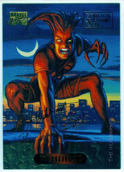 Marvel Masterpieces 1994 #88 Gold Foil Signature Card