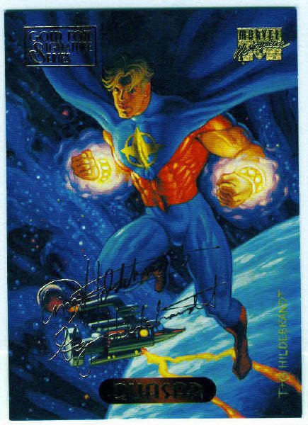 Marvel Masterpieces 1994 #96 Gold Foil Signature Card