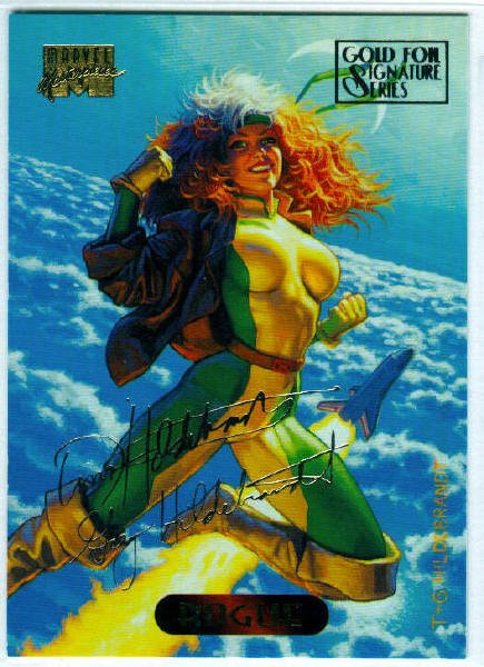 Marvel Masterpieces 1994 #101 Gold Foil Signature Card
