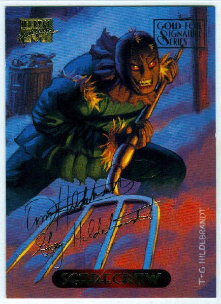 Marvel Masterpieces 1994 #104 Gold Foil Signature Card
