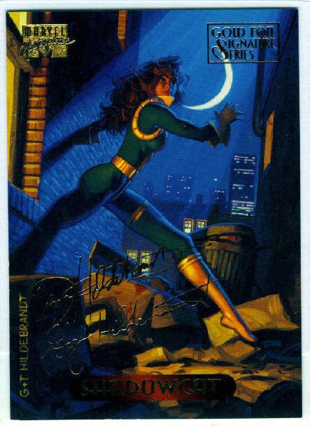 Marvel Masterpieces 1994 #106 Gold Foil Signature Card