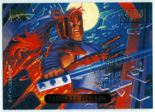 Marvel Masterpieces 1994 #107 Gold Foil Signature Card