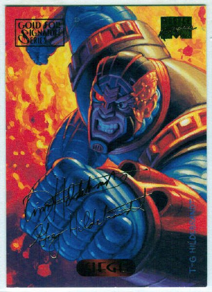 Marvel Masterpieces 1994 #109 Gold Foil Signature Card