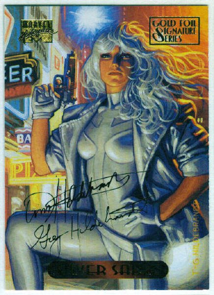Marvel Masterpieces 1994 #110 Gold Foil Signature Card