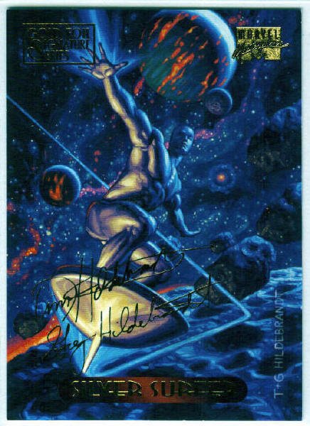 Marvel Masterpieces 1994 #111 Gold Foil Signature Card