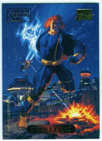 Marvel Masterpieces 1994 #113 Gold Foil Signature Card