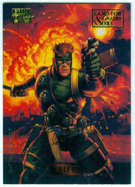 Marvel Masterpieces 1994 #114 Gold Foil Signature Card