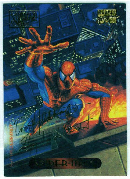 Marvel Masterpieces 1994 #115 Gold Foil Signature Card