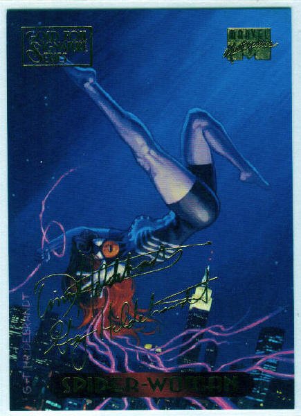 Marvel Masterpieces 1994 #117 Gold Foil Signature Card
