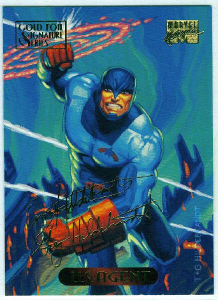 Marvel Masterpieces 1994 #129 Gold Foil Signature Card