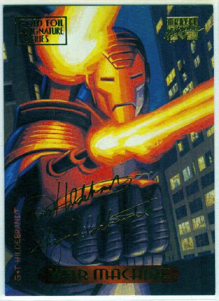 Marvel Masterpieces 1994 #133 Gold Foil Signature Card