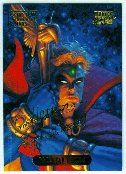 Marvel Masterpieces 1994 #134 Gold Foil Signature Card