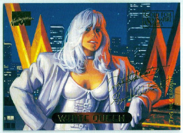 Marvel Masterpieces 1994 #136 Gold Foil Signature Card