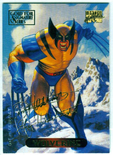 Marvel Masterpieces 1994 #137 Gold Foil Signature Card